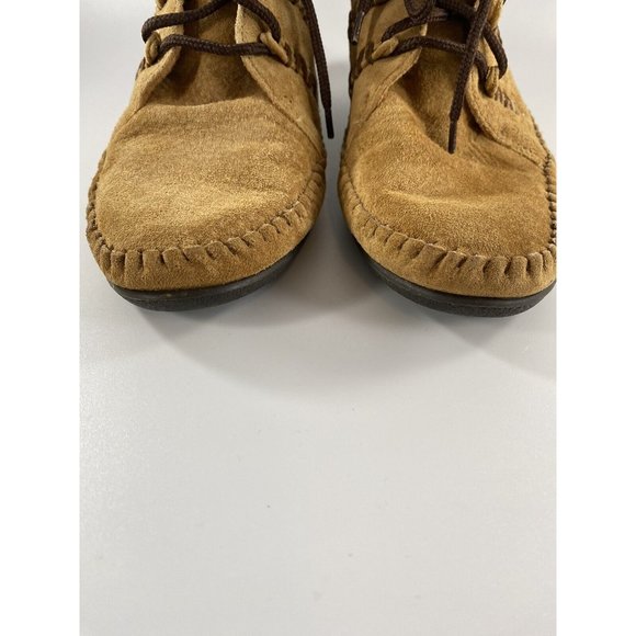 Women's Leather Craft Suede Leather Boot Shoe by Premiere Collection, Size 8.5 - Picture 5 of 12